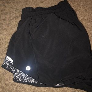 VERY lightly worn lululemon hotty hot shorts